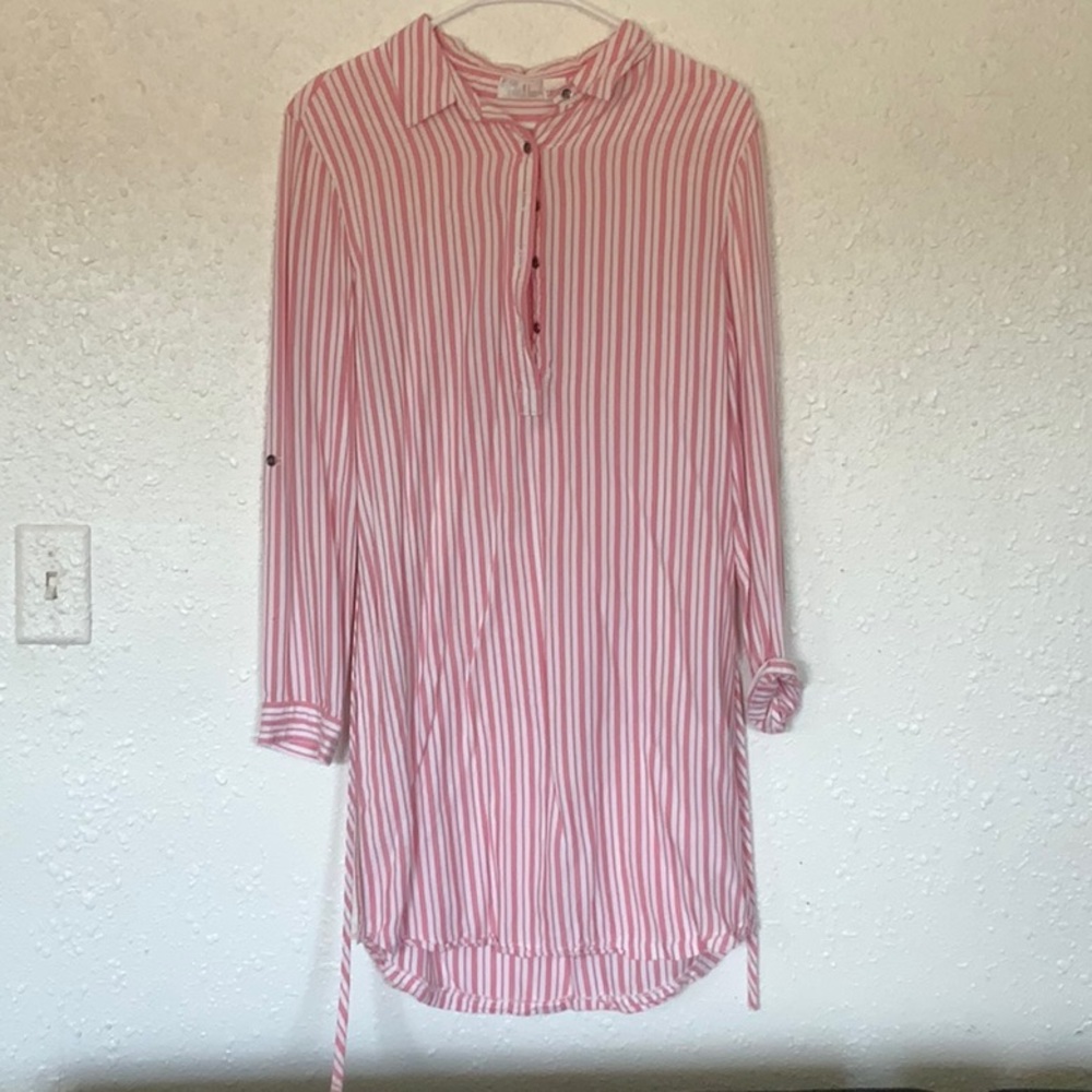 Stripped maxi dress with POCKETS.